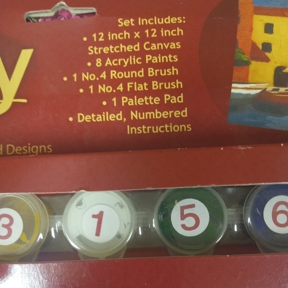 Ready to Paint Gallery Collection by Portal Art New Old Stock NOS Canvas Acrylic - Picture 3 of 4